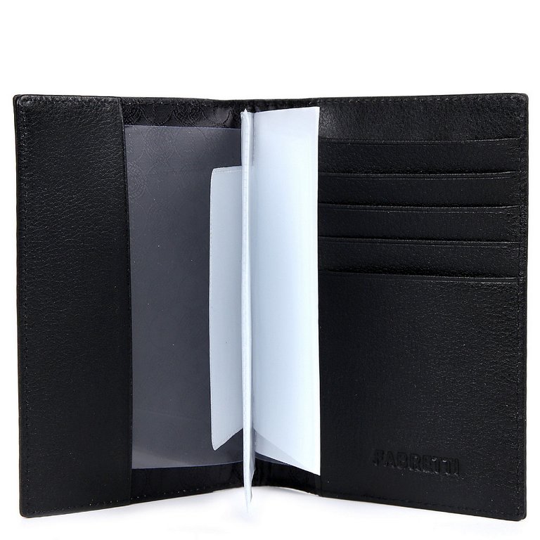 Обложка для документов FABRETTI женская, нат. кожа, 10*13,5*1,5см, золотой