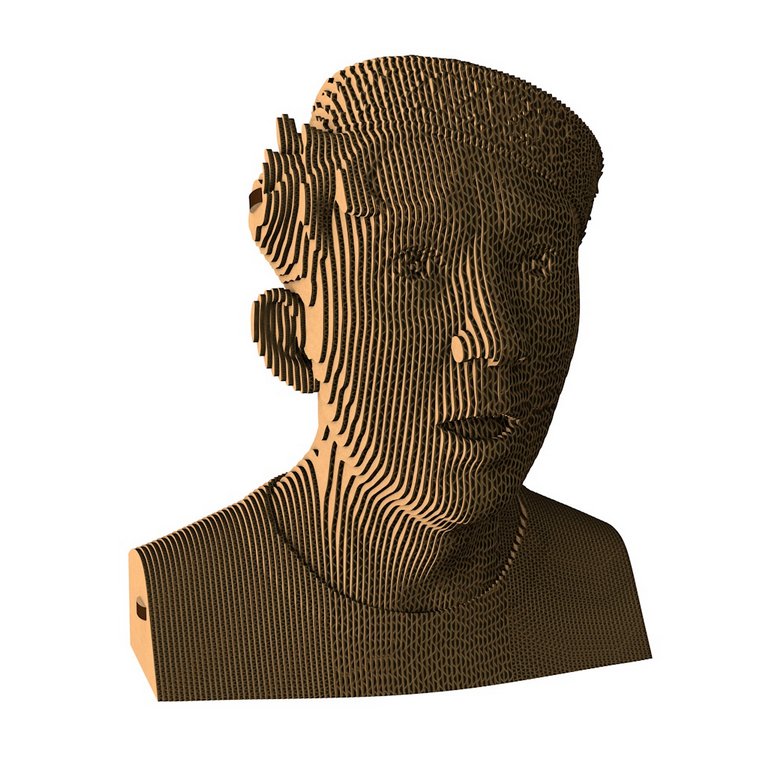 Сборная модель из гофрокартона "Юрий Никулин" h=18см, 146 дет., 6+, 5cult