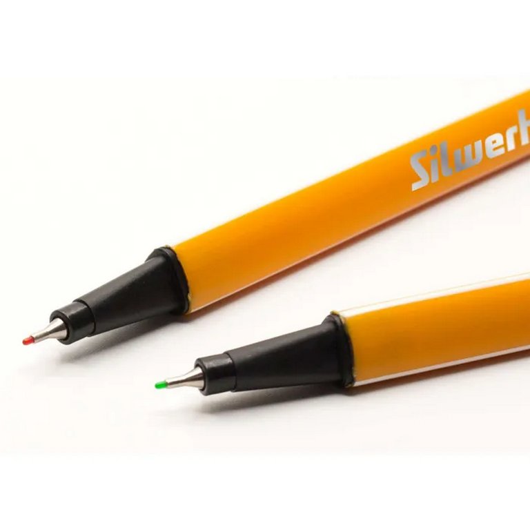 Набор капиллярных ручек  6шт. Buro 0,4 мм (черн., син., красн., зел, жел., корич.)