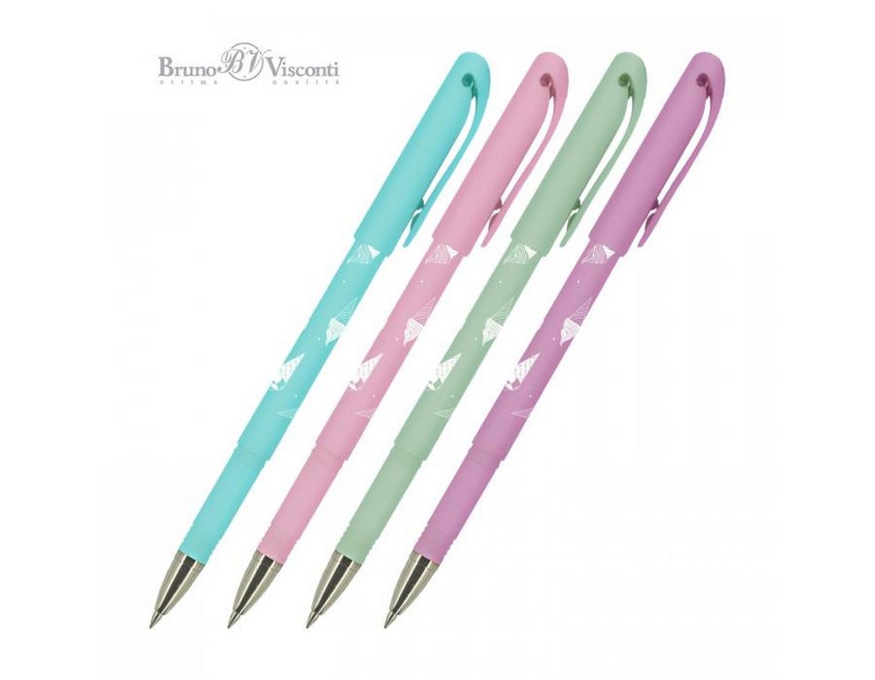 Ручка пиши-стирай гелевая Bruno Visconti "DeleteWrite Art. Мороженки" синяя 0,5мм