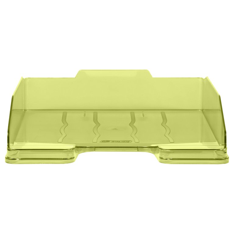 Лоток горизонтальный Стамм Эксперт тонированный, лайм
