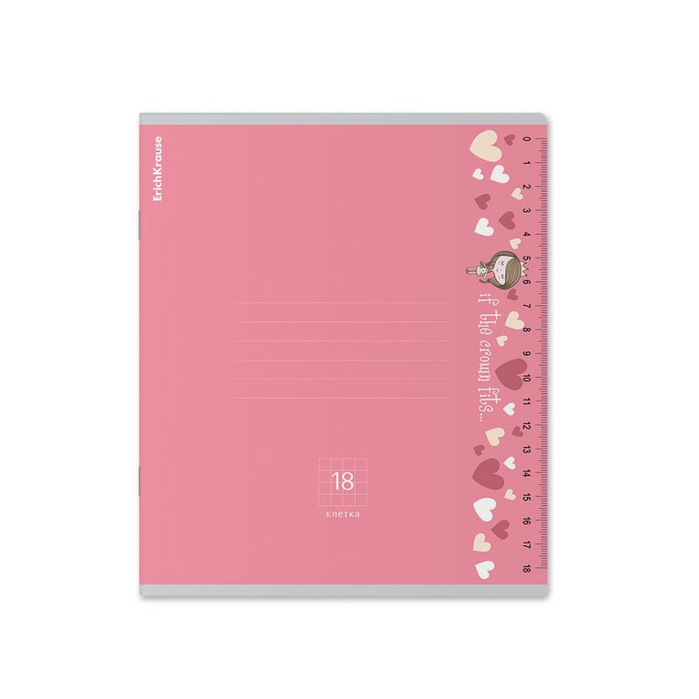 Тетрадь 18 лист кл. А5+ ErichKrause "Ruler Magic" мелов. обл.
