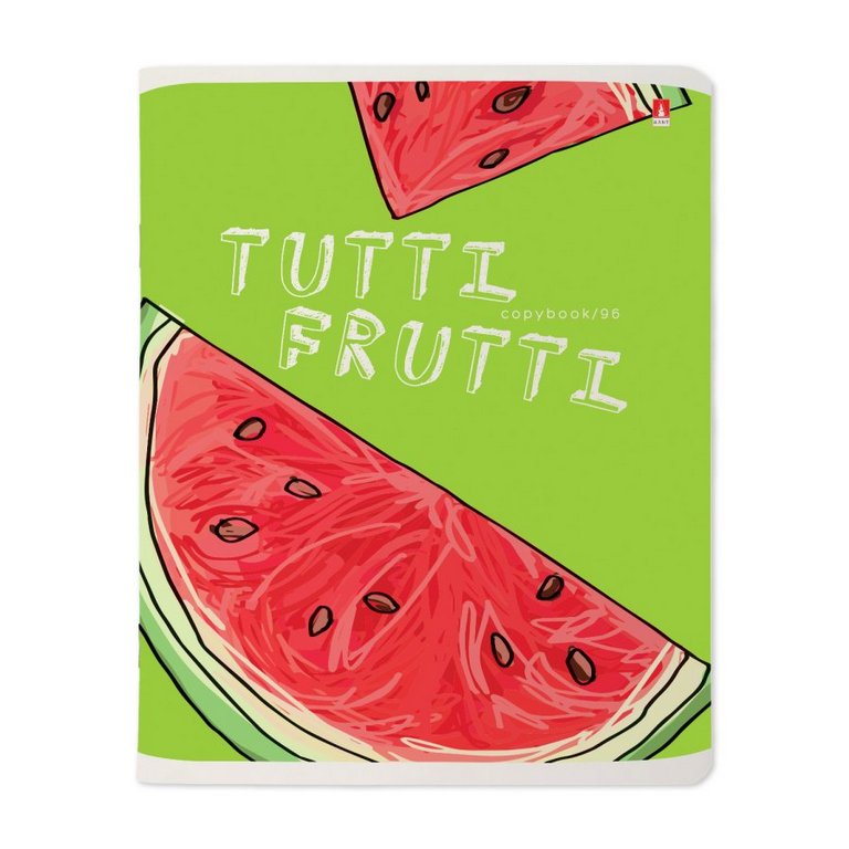 Тетрадь 96 лист кл. А5 на скрепке "FRESH & FRUITY" 5 ВИДОВ