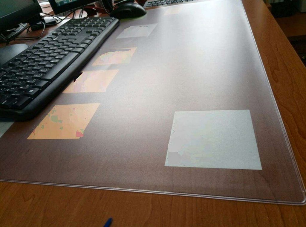 Подкладка на стол 48*65 см прозрачная ДПС