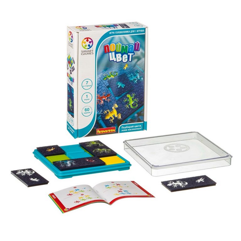 Игра логическая .7+ "Поймай цвет" Bondibon