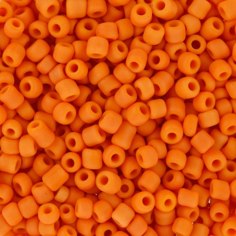 Бисер круглый d=2 мм., 10гр/уп., цв. оранжевый