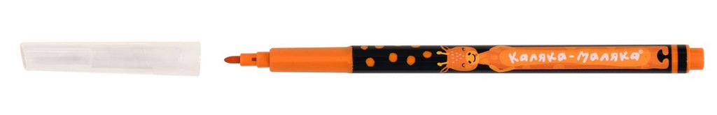 Набор фломастеров 12 цв. Каляка-Маляка "Веселые зверята" смываемые (принт на корпусе)