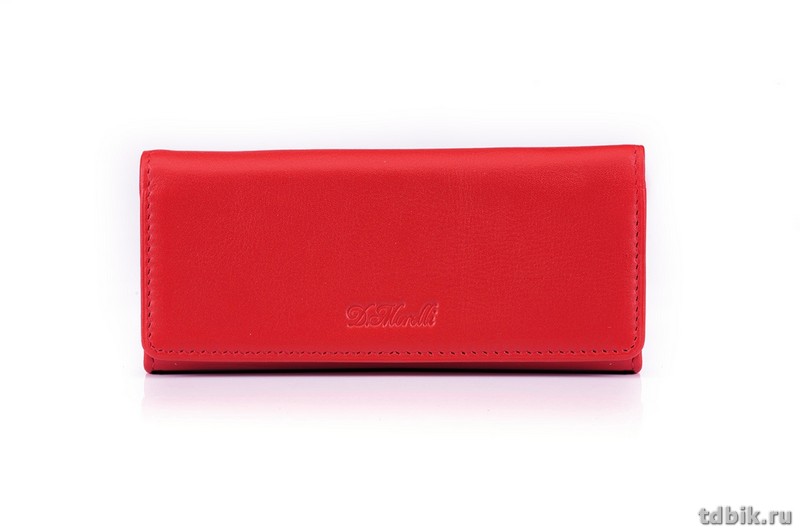 Футляр для ключей  D.Morelli "Red" из нат.кожи, на кнопках