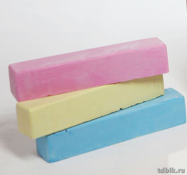 Мел для рисования на асфальте цветной  5шт ПИФАГОР