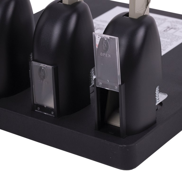 Дырокол мощный до 150л на 4 отверстия Kw-Trio