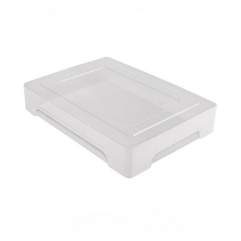 Контейнер для документов А4, прозрачный 245х330х63мм Стамм