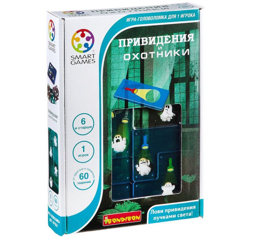 Игра логическая .5+ "Охотники и Привидения" Bondibon