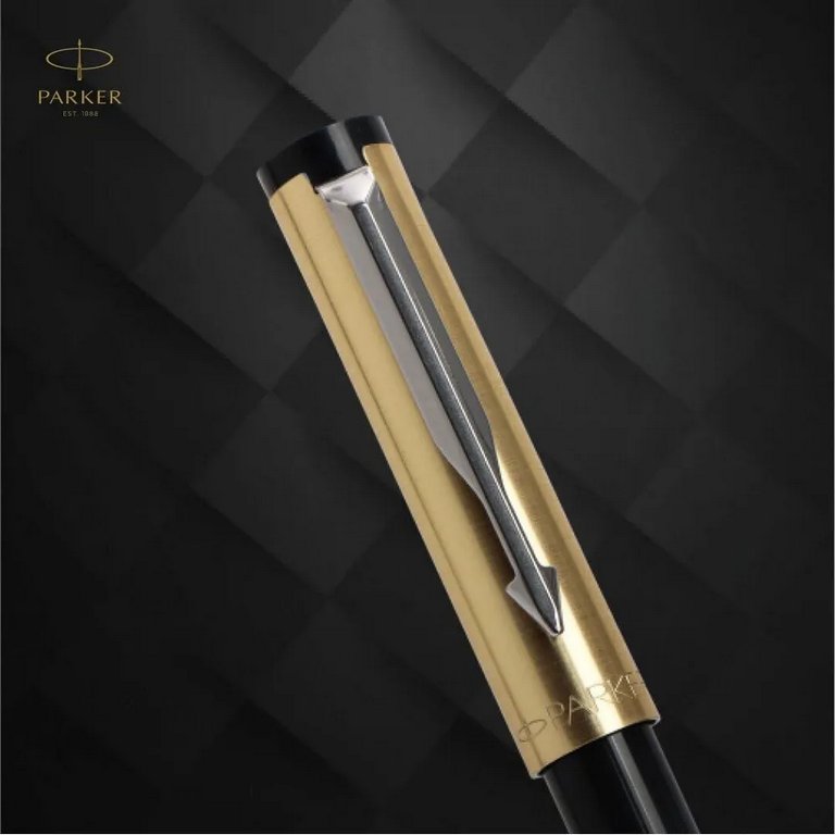 Ручка шариковая Parker "Beta Premium Gold" синяя, 0,8мм в подарочной упаковке