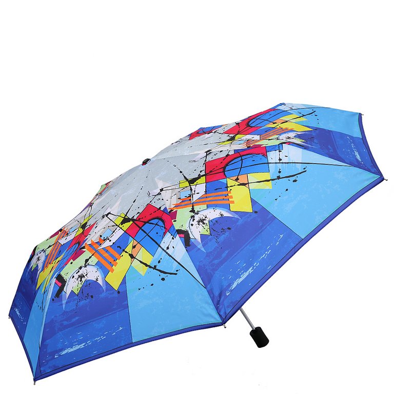 Зонт женский суперавтомат Fabretti, мини , 3 сложения, эпонж