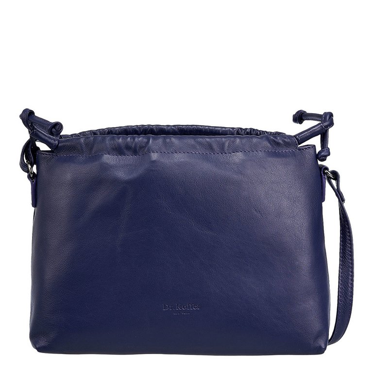 Сумка женская Dr.Koffer 28х20х12см см, нат.кожа синяя