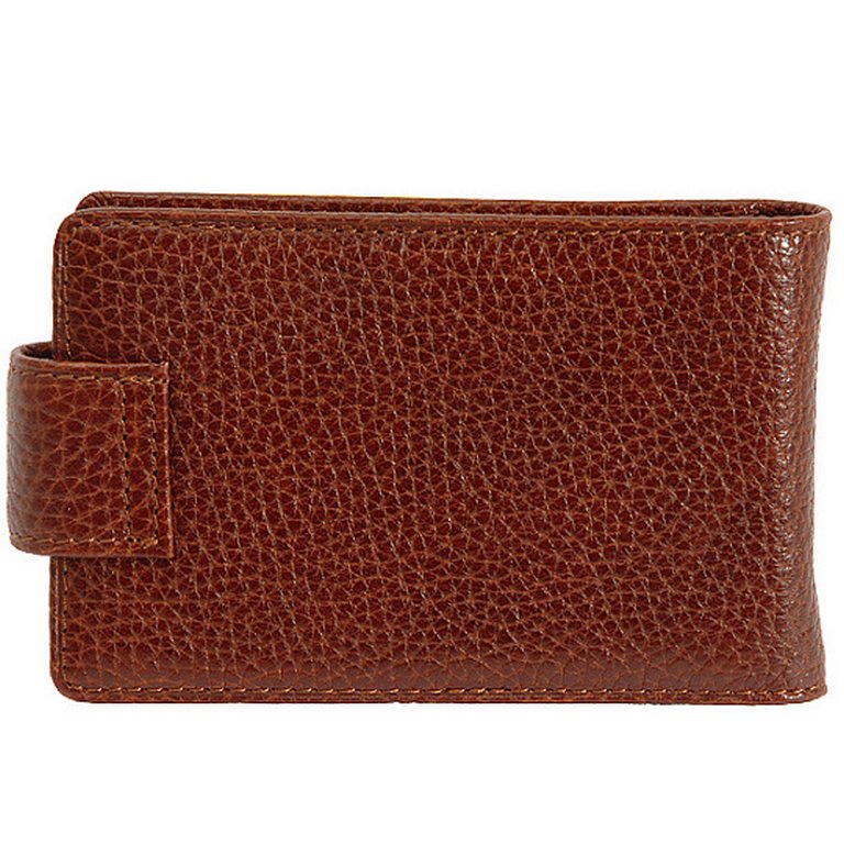 Визитница Dr.Koffer 11*7см на 48 визиток, коньяк