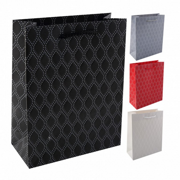 Пакет бумажный 18*23см матовый "Blockst" (ассорти)