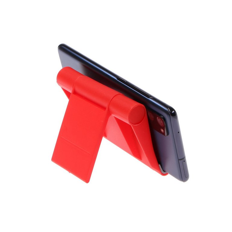 Подставка для телефона LuazON, складная, регулируемая высота, красная