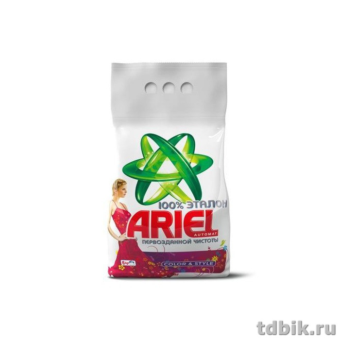 Стиральный порошок Ariel автомат  3 кг. колор Стиральный порошок Ariel автомат  3 кг. колор