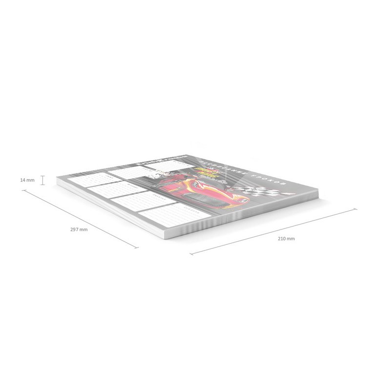 Расписание уроков А4 "Drift King" ErichKrause 170г/м