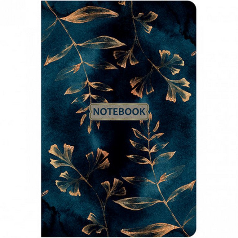 Блокнот А6  96л., 105*148 мм, твердая обложка "Floral"