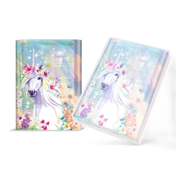 Записная книжка 165*230 мм, 160 л., Феникс+ "Единорог"