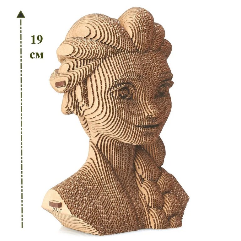 Сборная модель из гофрокартона "Эльза" h=18см, 123 дет., 6+, 5cult