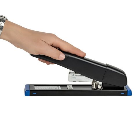 Степлер мощный 23/6 - 23/13 до 100л BRAUBERG "Heavy Duty Extra" черный