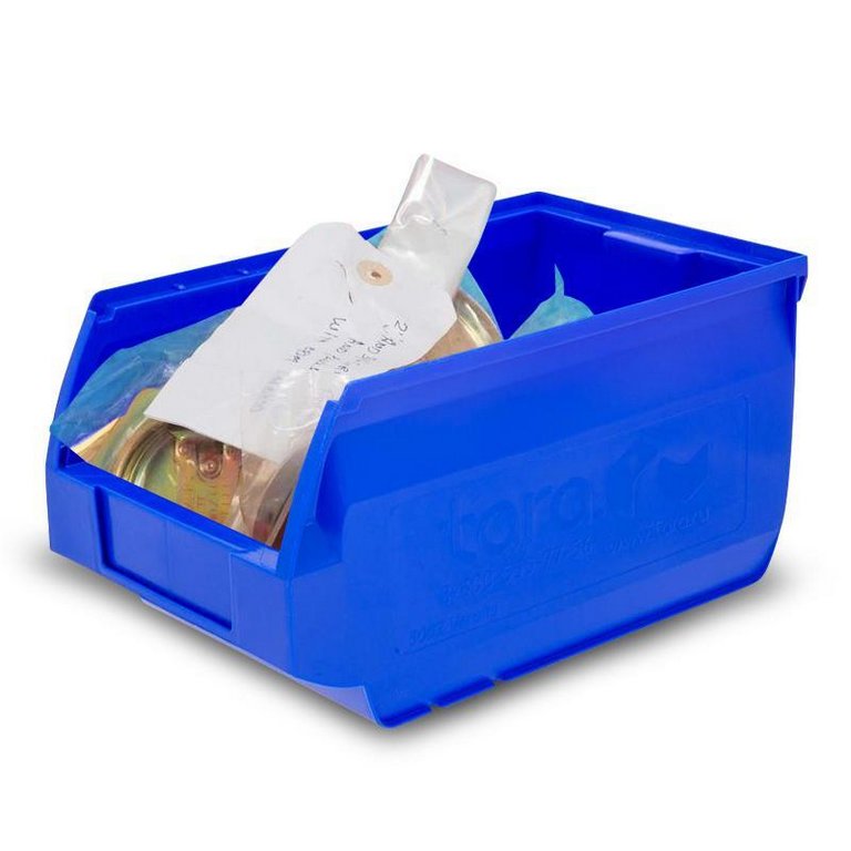 Контейнер для хранения, 250x150x130 мм, пластиковый, синий "Verona"