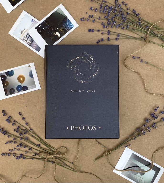 Фотоальбом 100 фото 10*15см "Млечный путь" 12*16,5 см