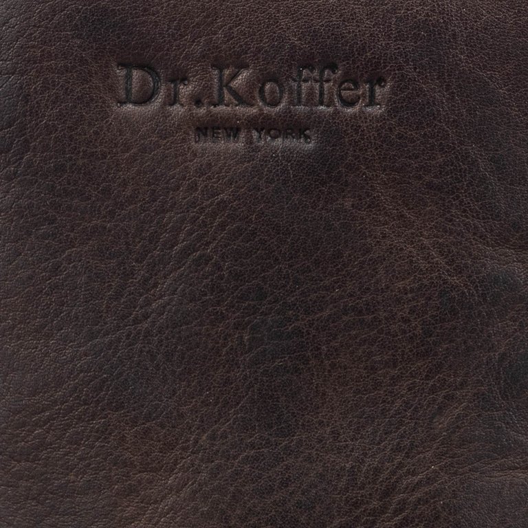 Футляр для ключей Dr.Koffer 7*9,5см, коричневый