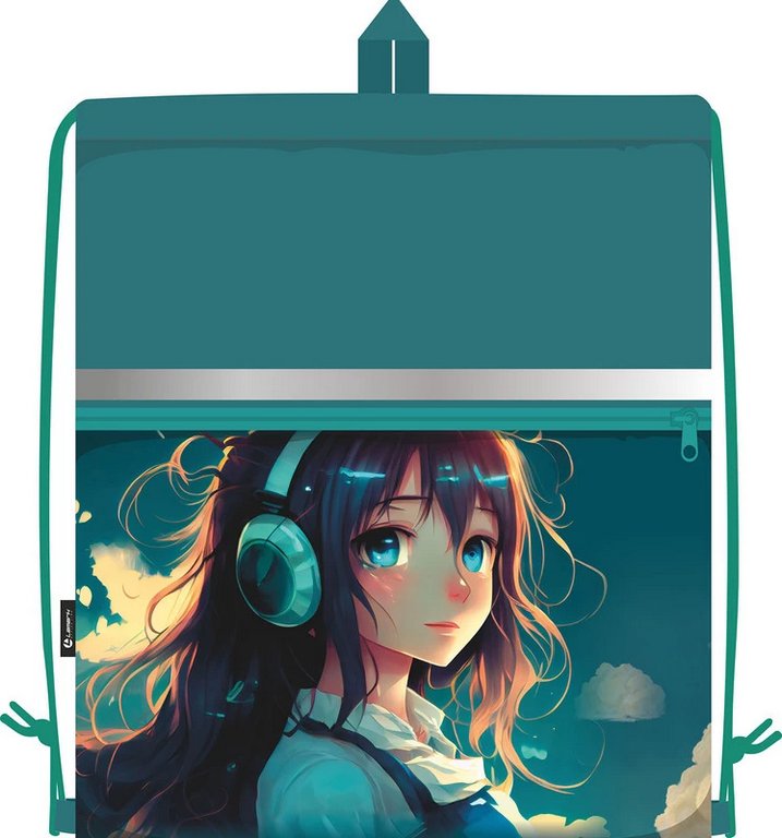 Сумка для обуви для девочки 48*41 см Lamark "Тишина"