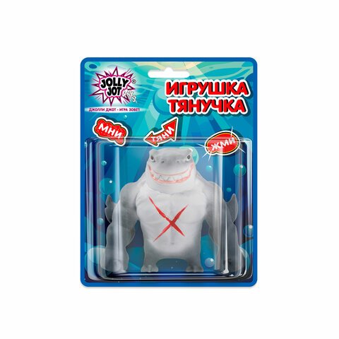 Мялка "Акула" 10 см ассорти JOLLY JOT