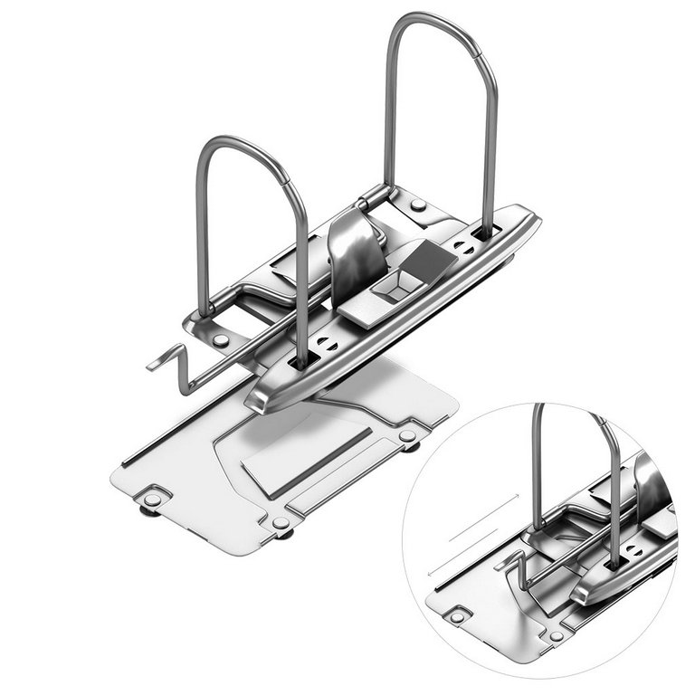 Папка-регистратор А4 70мм ErichKrause-Стандарт. метал. окантовка, черный