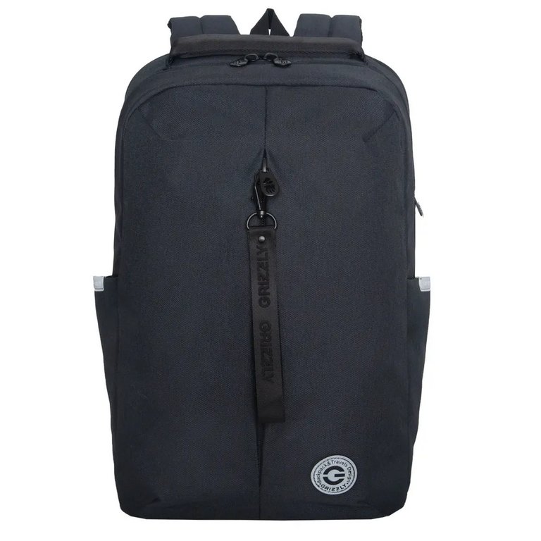 Рюкзак школьный для девочки Grizzly 28*42*14 см, черный