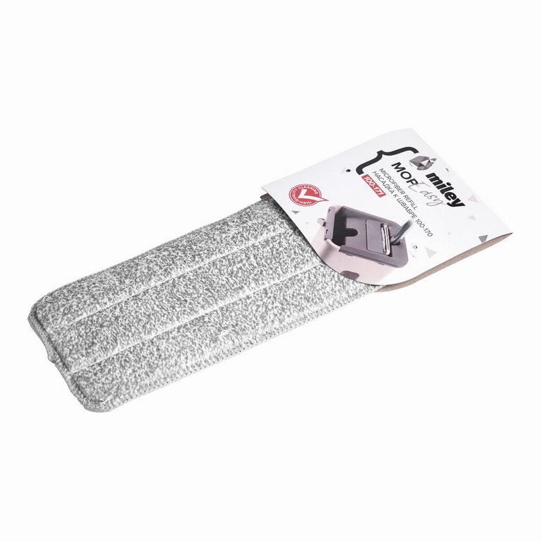Моп для швабры MILEY EASY (микрофибра) 32,5*10 cм кармашки с 1-й стороны
