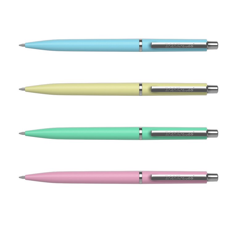Ручка шариковая авт. ErichKrause Smart Pastel, 0,7мм синяя (линия 0,35мм)