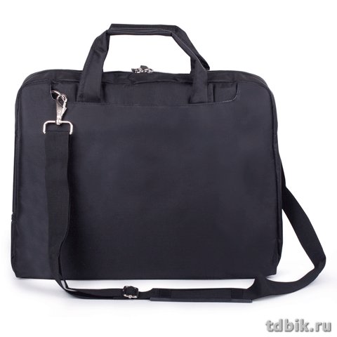 Сумка для ноутбука с отделением для планшета "Brauberg Chance" 15,6" (300*400*40мм) черная, ткань