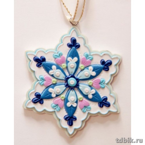 Украшение елочное из полирезины, 7 * 8.5 см