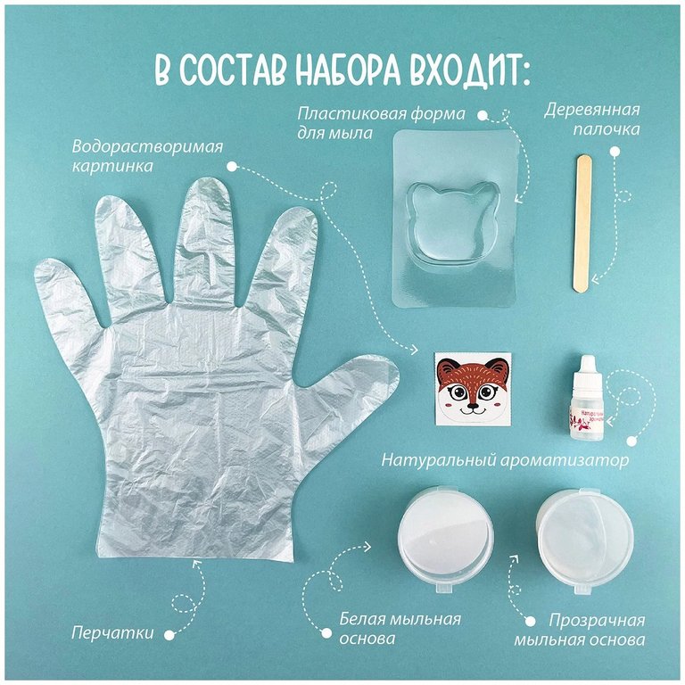 Набор для изготовления мыла "Лиса" Инновации для детей