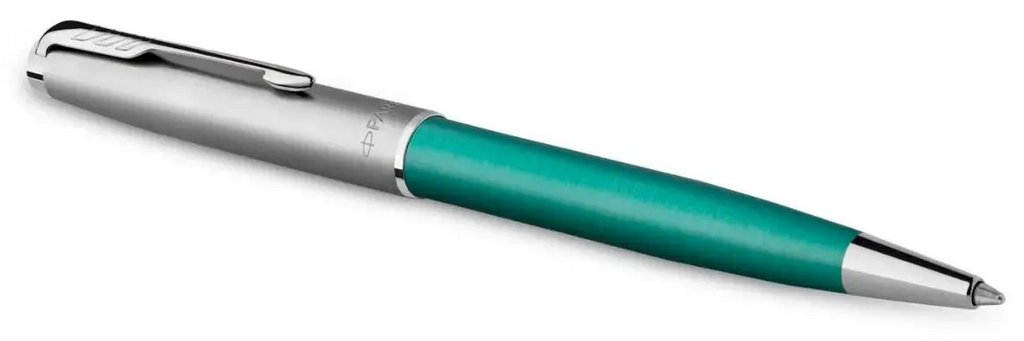 Ручка шариковая Parker Sonnet Essentials LaqGreen СT M (нерж.сталь)