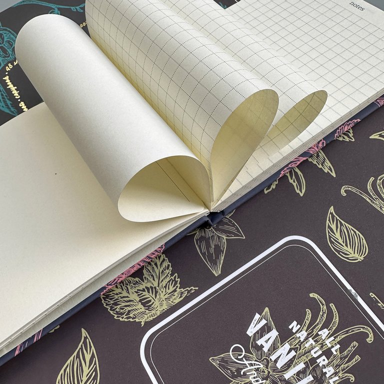 Блокнот А7 100л.,  85*127 мм, обложка на резинке "Megapolis Journal. Специи и пряности. Cinnamon"