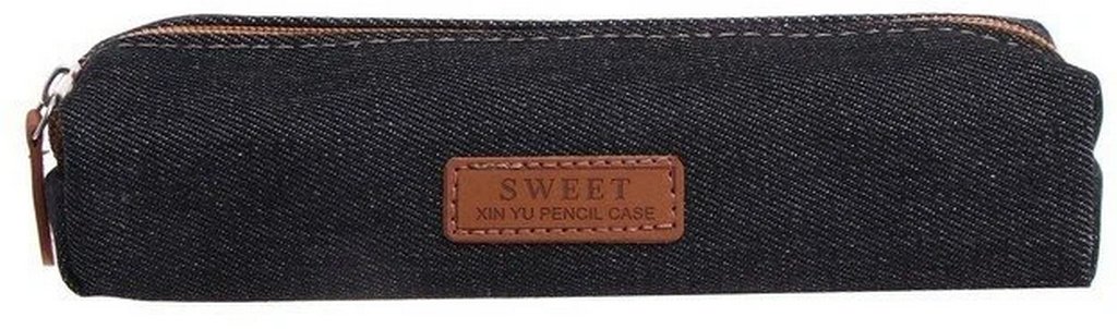Пенал  универсальный Calligrata "Джинс" 20,5*3,5см ассорти