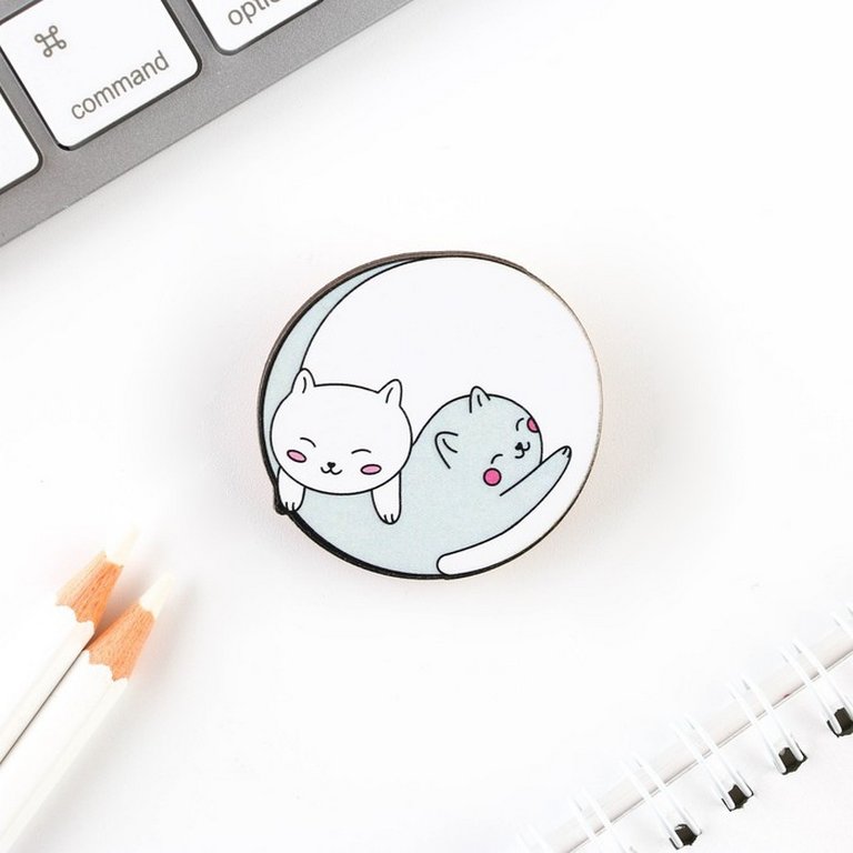 Значок дерево "Талисман на удачу" 3,6х3,5 см с открыткой