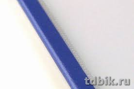 Обложки А4 Unibind прозрачные 34мм (48 шт) темно-синий корешок