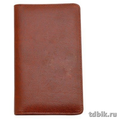 Визитница Dr.Koffer 20,5*12см на 72 визитки, коньяк