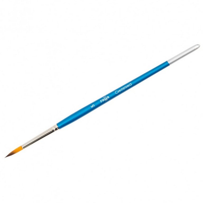 Кисть Синтетика № 5 круглая Гамма