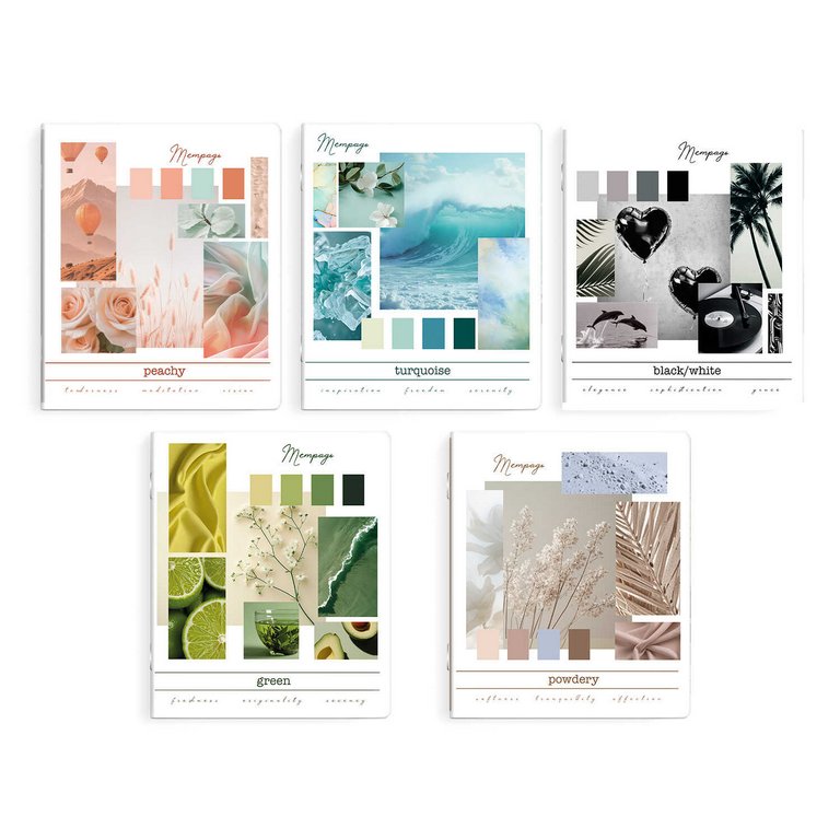 Тетрадь 48 лист кл. А5+ на скрепке "КОЛЛАЖ" 5 ВИДОВ