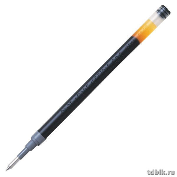 Стержень гелевый 110мм Pilot черный 0,5мм (линия 0,25мм)