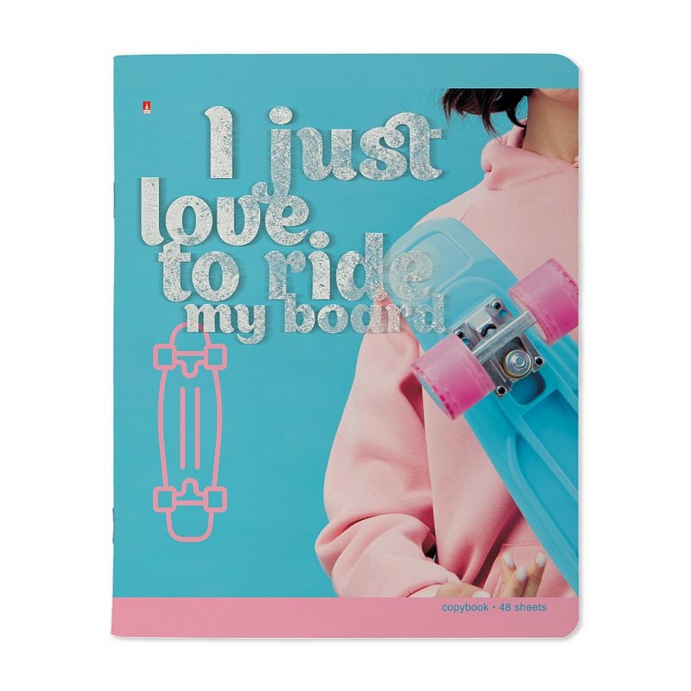 Тетрадь 48 лист кл. А5 на скрепке "PENNY BOARD" 5 видов